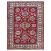 Kazak Rug Handmade Red Medallion 5x8 ft
