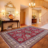 Kazak Rug Handmade Red Medallion 5x8 ft
