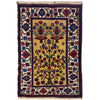 Baluchi Rug Handmade Yellow Geometric 2x4 ft