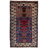 Baluchi Rug Handmade Multi Prayer Design 3x5 ft