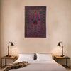 Baluchi Rug Handmade Multi Prayer Design 2x4 ft