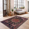 Baluchi Rug Handmade Multi Geometric 2x4 ft