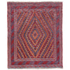 Mashwani Runner Rug Handmade Multi Geometric 4x4 ft