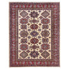 Kazak Rug Handmade Beige Medallion 5x8 ft