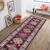 Kazak Rug Handmade Red Medallion 6' Runner