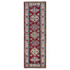 Kazak Rug Handmade Red Medallion 6' Runner