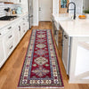 Kazak Rug Handmade Red Medallion 6' Runner