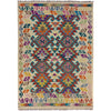 Handmade Turkish Design Wool Kilim – 4' 2" x 5' 10" ft (126 x 179 cm) | SKU: Y39669