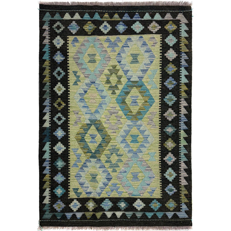 Small Size Chobi Kilim – 3' 5" x 4' 10" ft (105 x 147 cm) | SKU: Y39675
