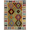 Hand Made Afghan Kilim – 3' 7" x 5' 0" ft (110 x 152 cm) | SKU: Y39676