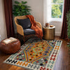 Handmade Vegetable Kelim – 3' 7" x 4' 9" ft (110 x 145 cm) | SKU: Y39677