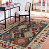 Handmade Turkish Design Wool Kilim – 3' 5" x 4' 10" ft (103 x 148 cm) | SKU: Y39679