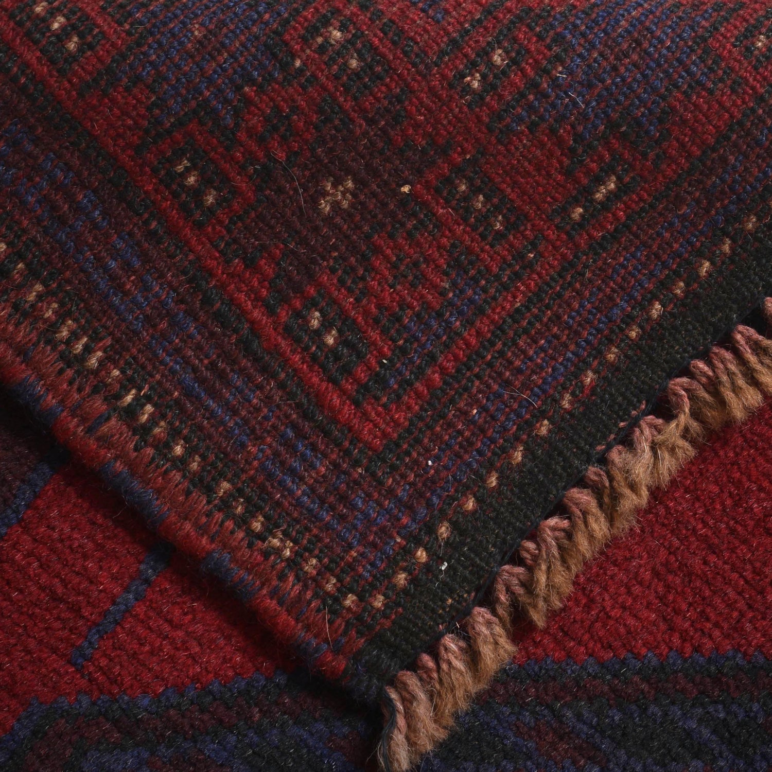 Baluchi Rug Handmade Red Prayer Design 3x5 ft