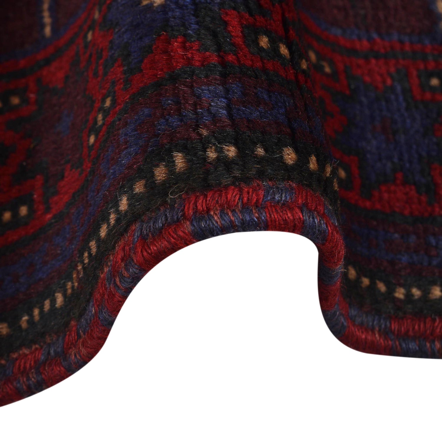 Baluchi Rug Handmade Red Prayer Design 3x5 ft