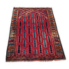 Baluchi Rug Handmade Red Prayer Design 2x4 ft