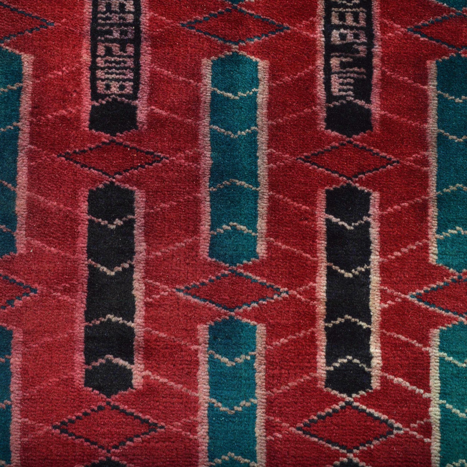 Baluchi Rug Handmade Red Prayer Design 2x4 ft