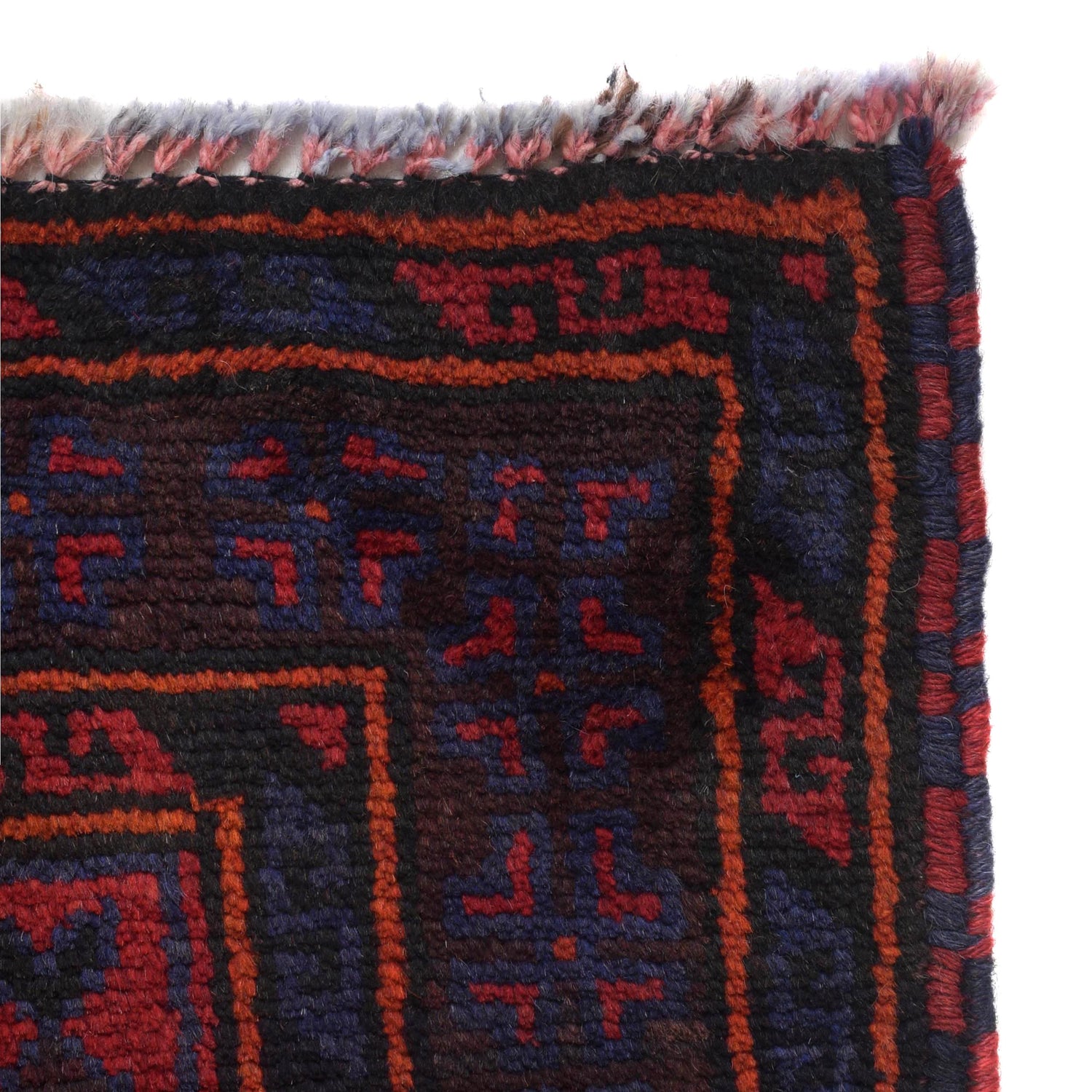 Baluchi Rug Handmade Red Prayer Design 3x5 ft