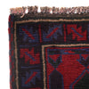 Baluchi Rug Handmade Red Prayer Design 3x5 ft