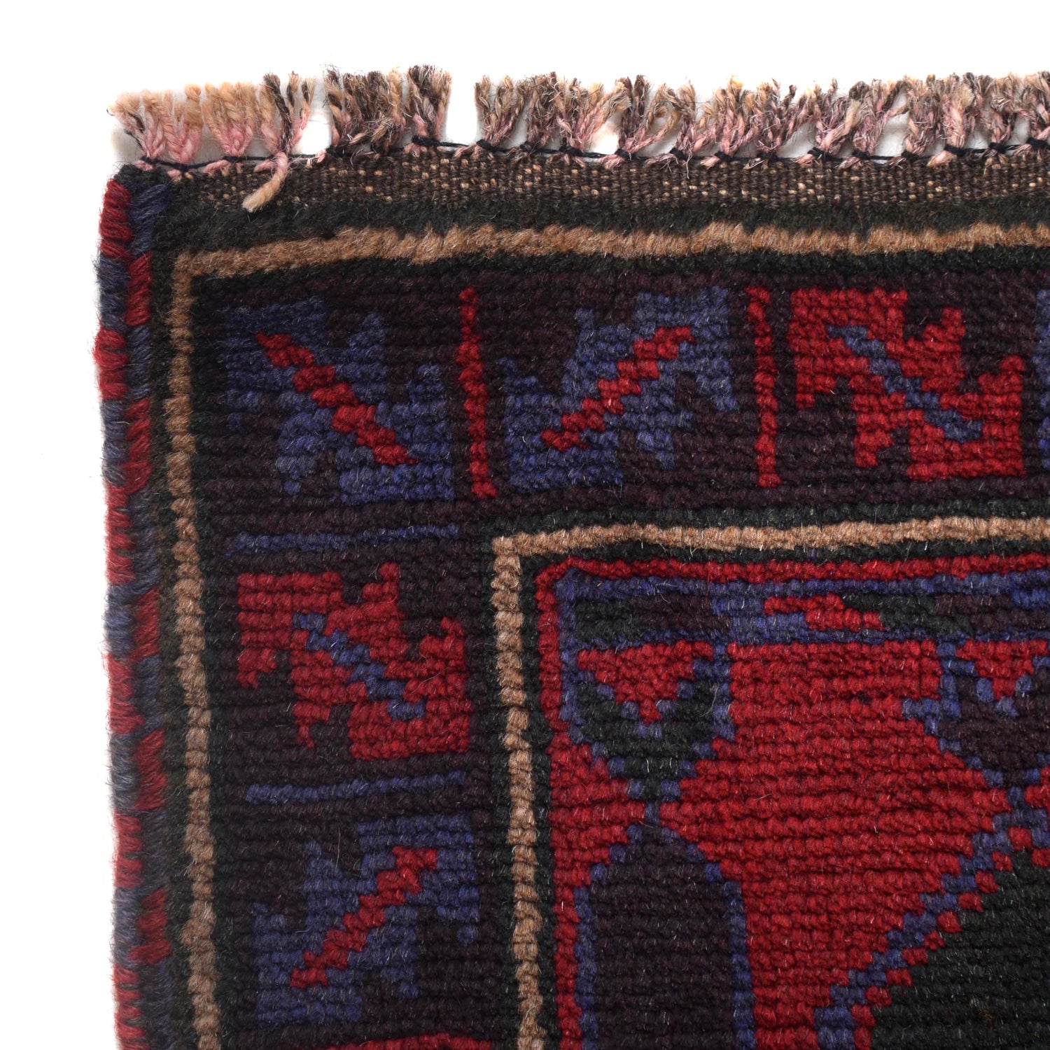 Baluchi Rug Handmade Red Prayer Design 3x5 ft