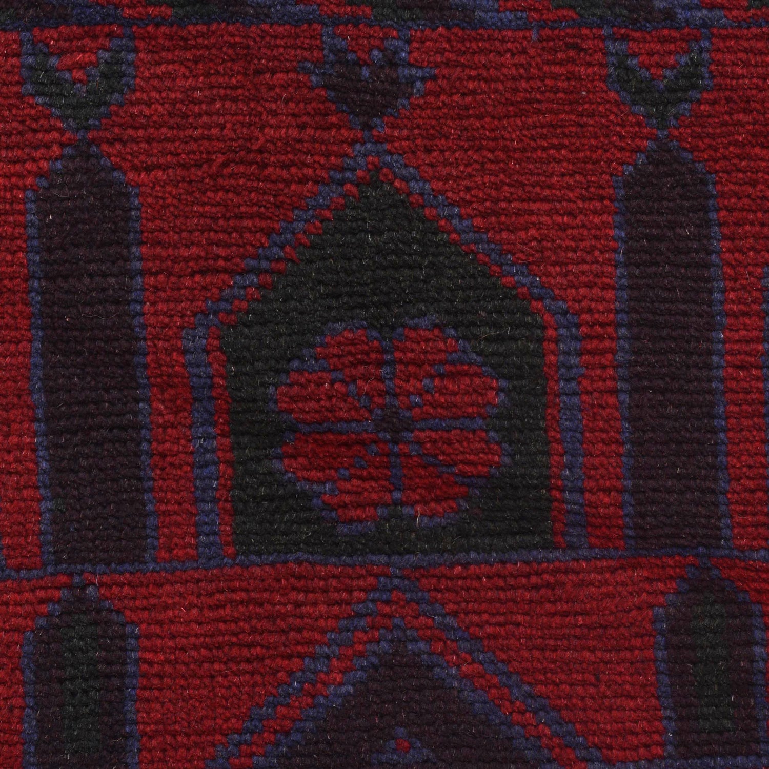 Baluchi Rug Handmade Red Prayer Design 3x5 ft