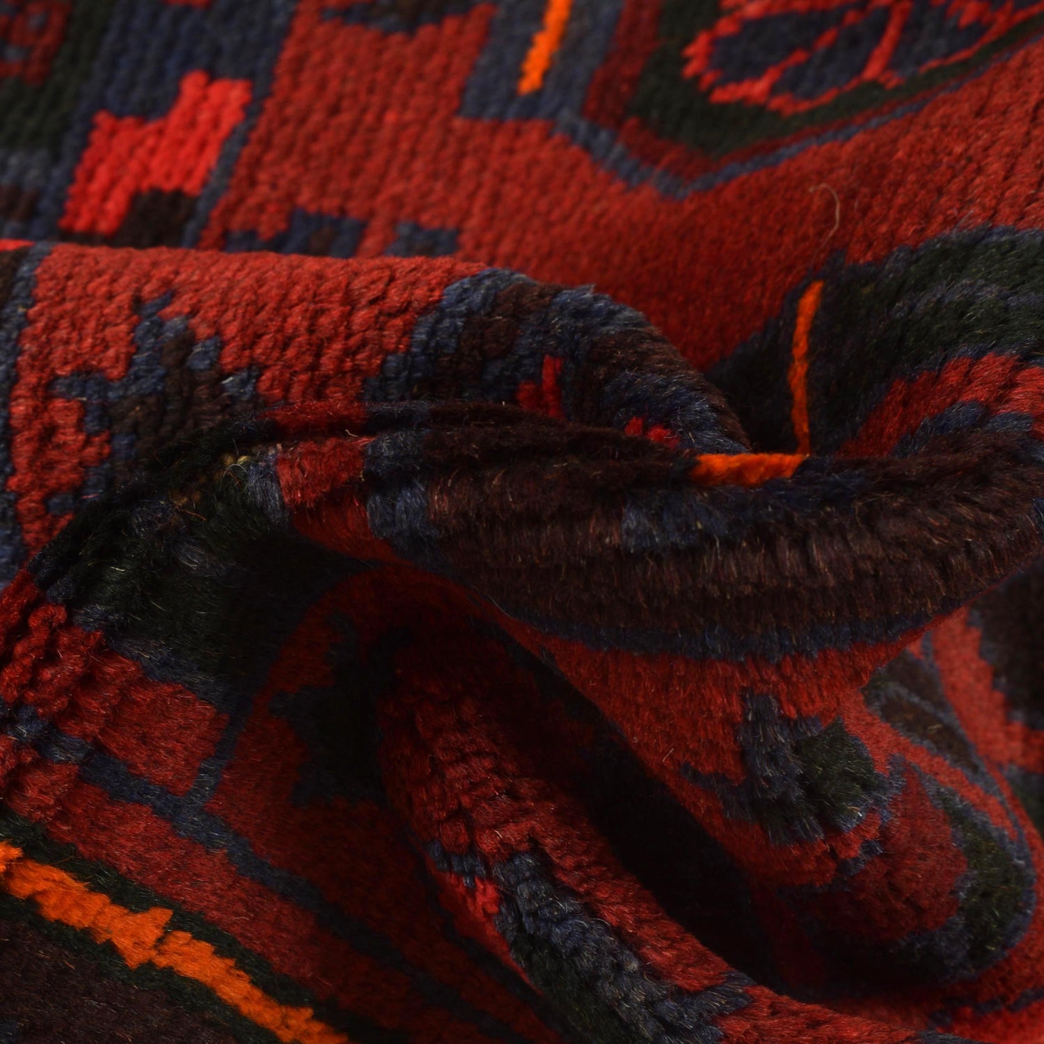 Baluchi Rug Handmade Red Prayer Design 3x5 ft