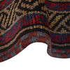 Baluchi Rug Handmade Dark Blue Geometric 3x5 ft