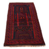 Baluchi Rug Handmade Blue Prayer Design 3x5 ft