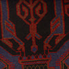 Baluchi Rug Handmade Dark Blue Geometric 3x5 ft
