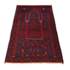 Baluchi Rug Handmade Blue Prayer Design 3x5 ft