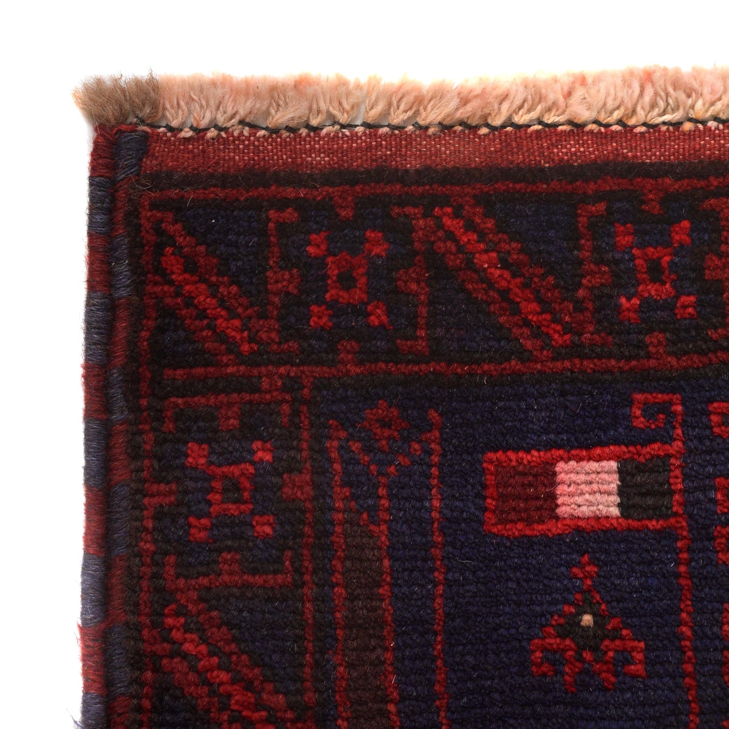 Baluchi Rug Handmade Blue Prayer Design 3x5 ft