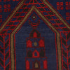 Baluchi Rug Handmade Blue Prayer Design 3x5 ft