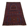 Baluchi Rug Handmade Blue Prayer Design 3x5 ft
