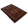 Baluchi Rug Handmade Multi Prayer Design 2x4 ft
