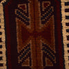 Baluchi Rug Handmade Multi Prayer Design 2x4 ft