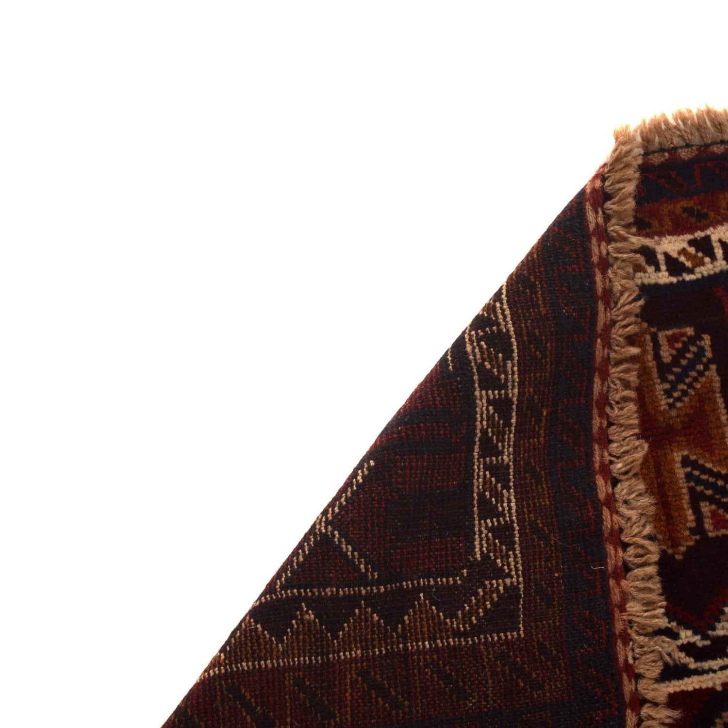 Baluchi Rug Handmade Multi Prayer Design 2x4 ft