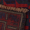 Baluchi Rug Handmade Red Prayer Design 3x5 ft
