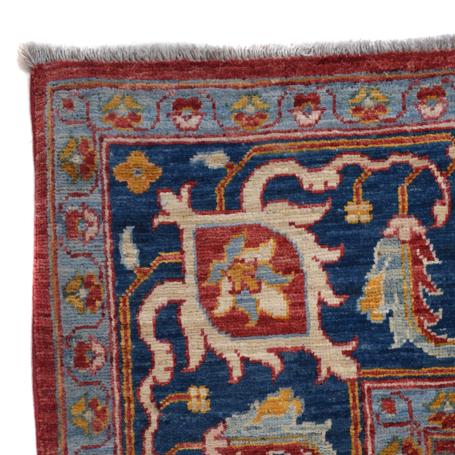 Heriz Area Rug Handmade Multi Medallion 8x10 ft