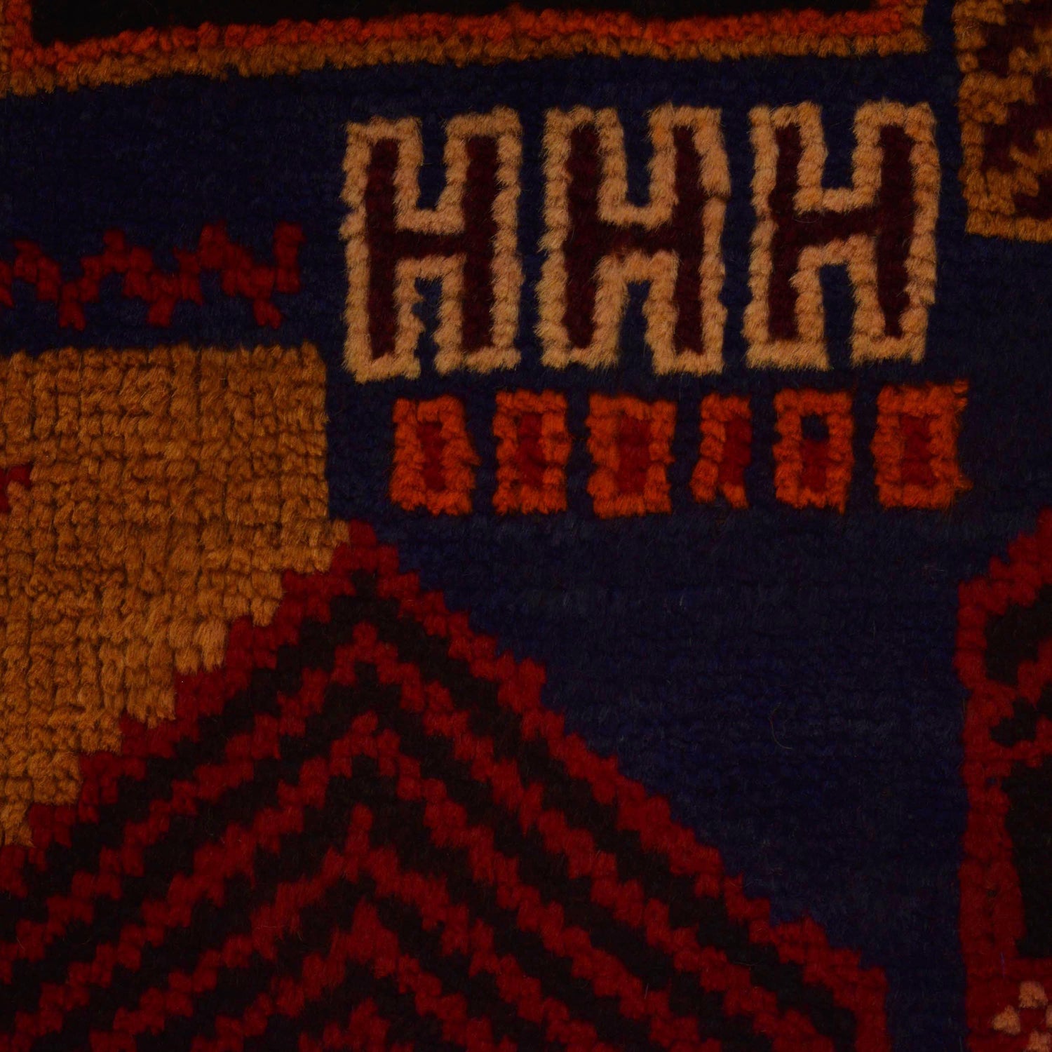 Baluchi Rug Handmade Multi Prayer Design 3x5 ft