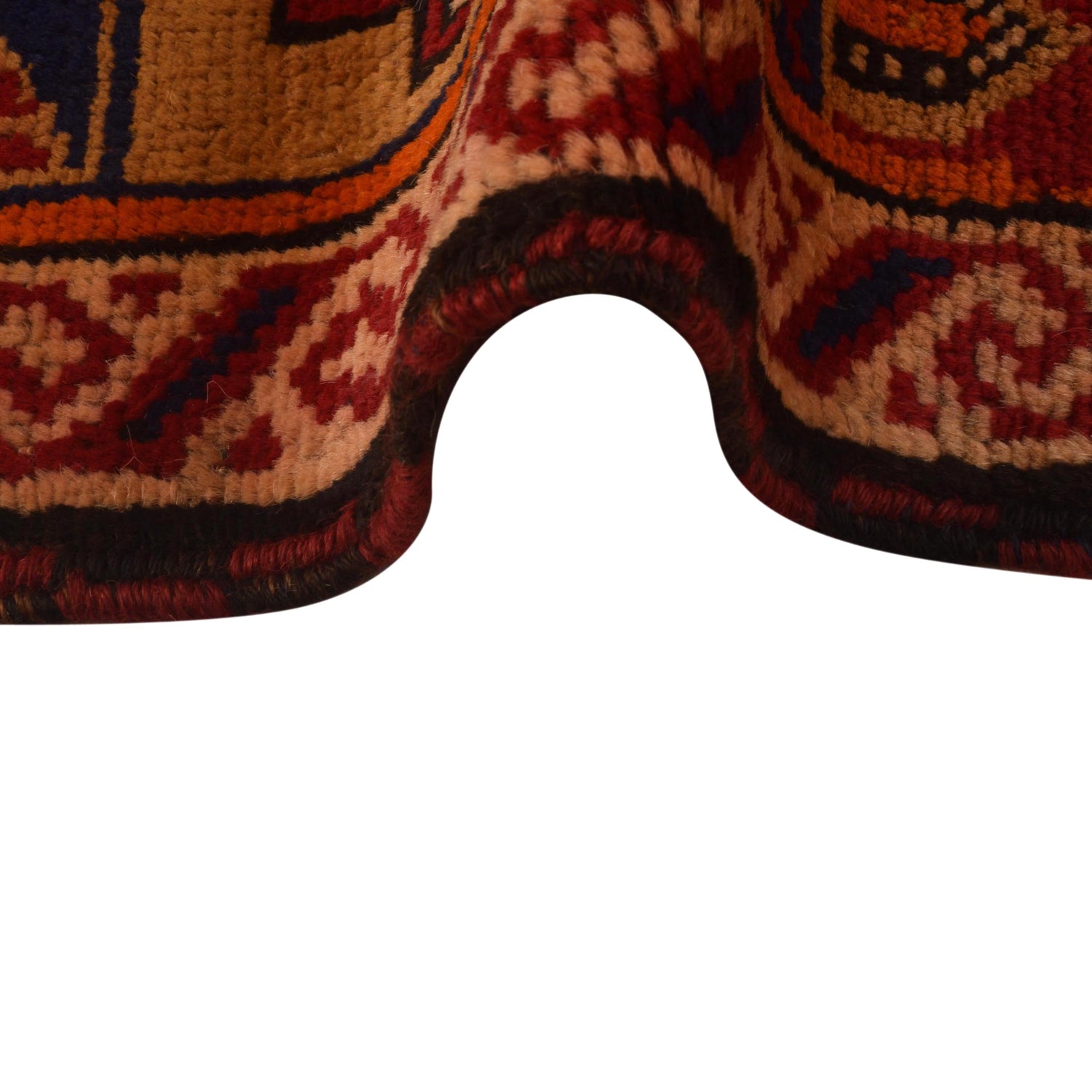 Baluchi Rug Handmade Multi Prayer Design 3x5 ft