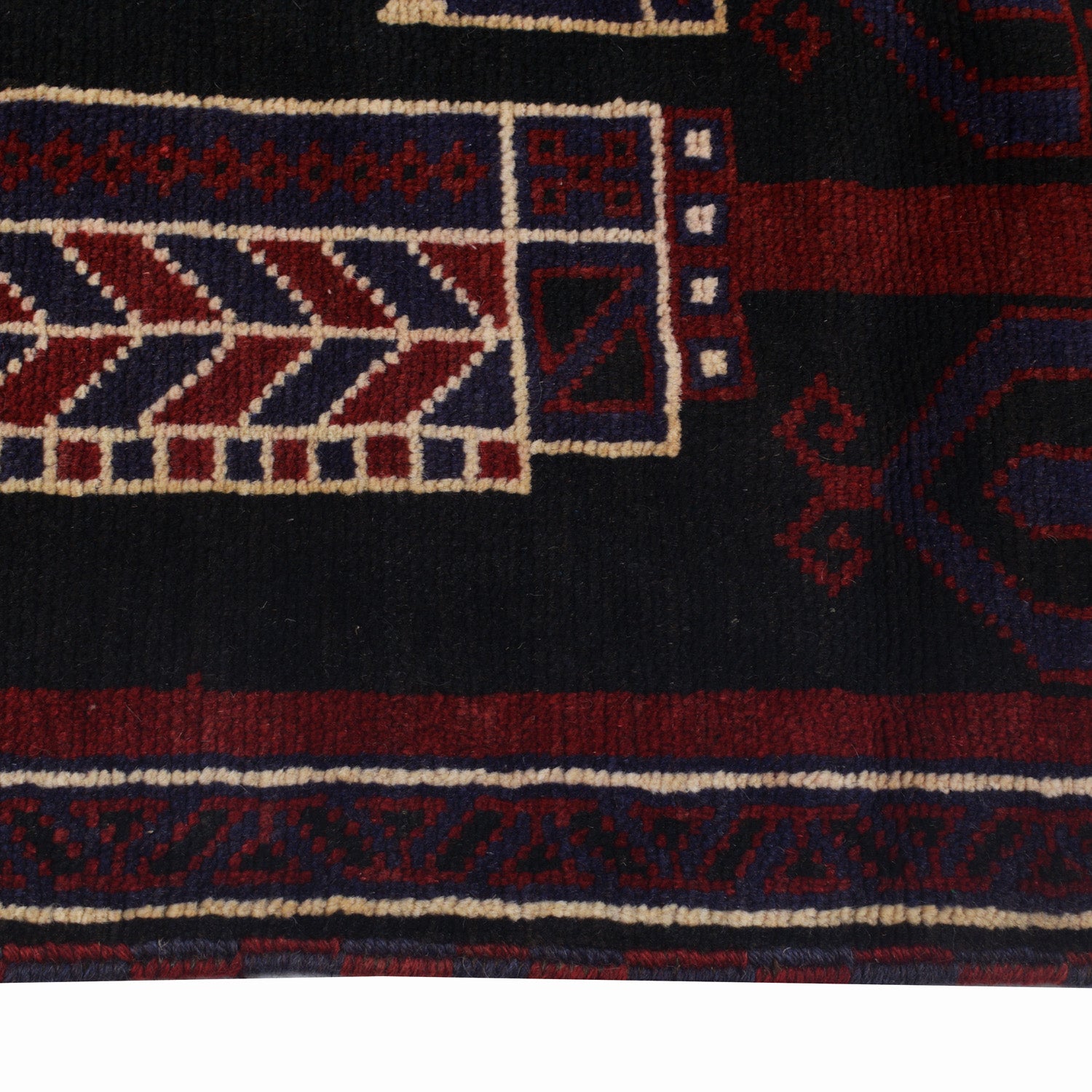 Baluchi Rug Handmade Multi Prayer Design 3x5 ft