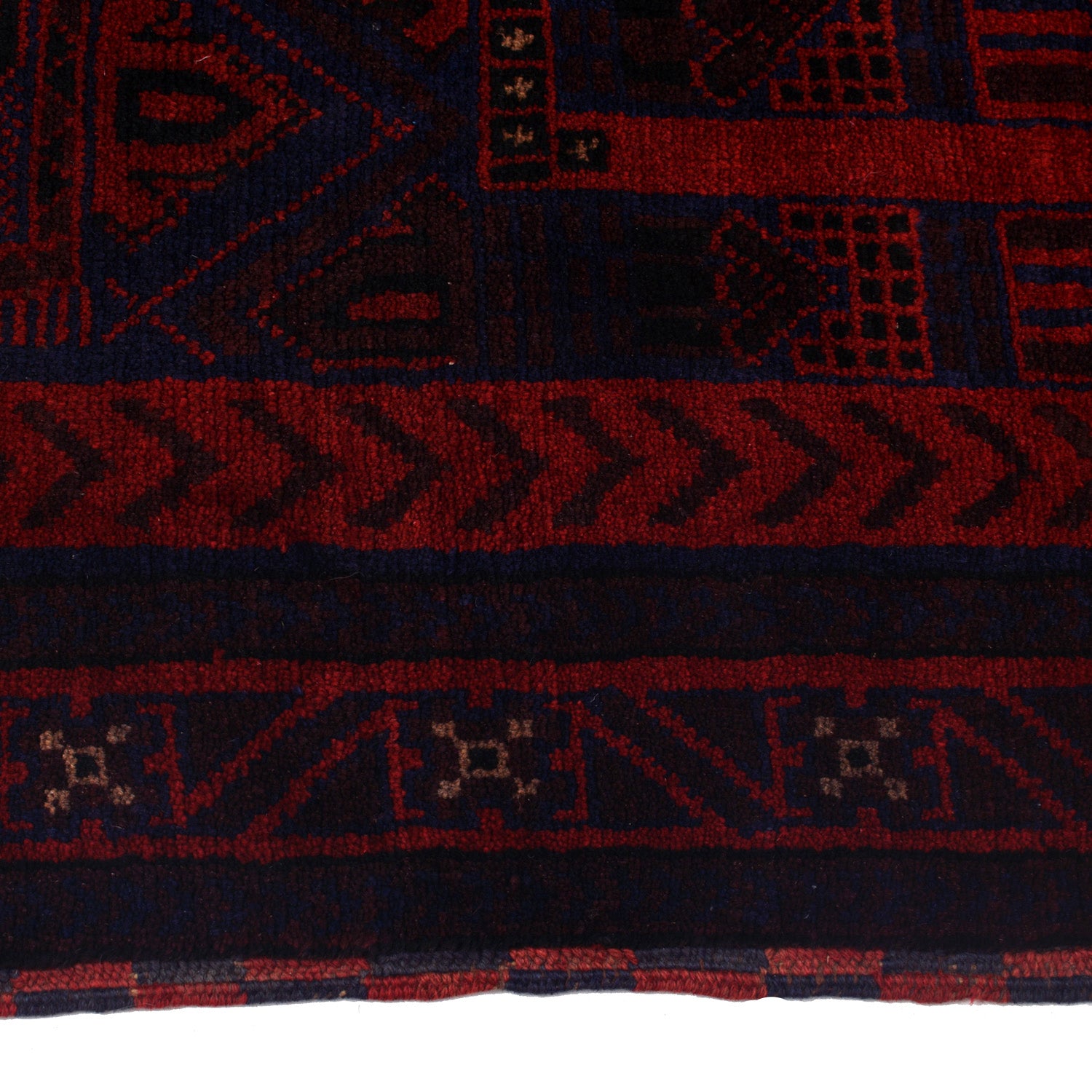 Baluchi Rug Handmade Multi Prayer Design 3x5 ft