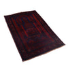 Baluchi Rug Handmade Multi Prayer Design 3x5 ft