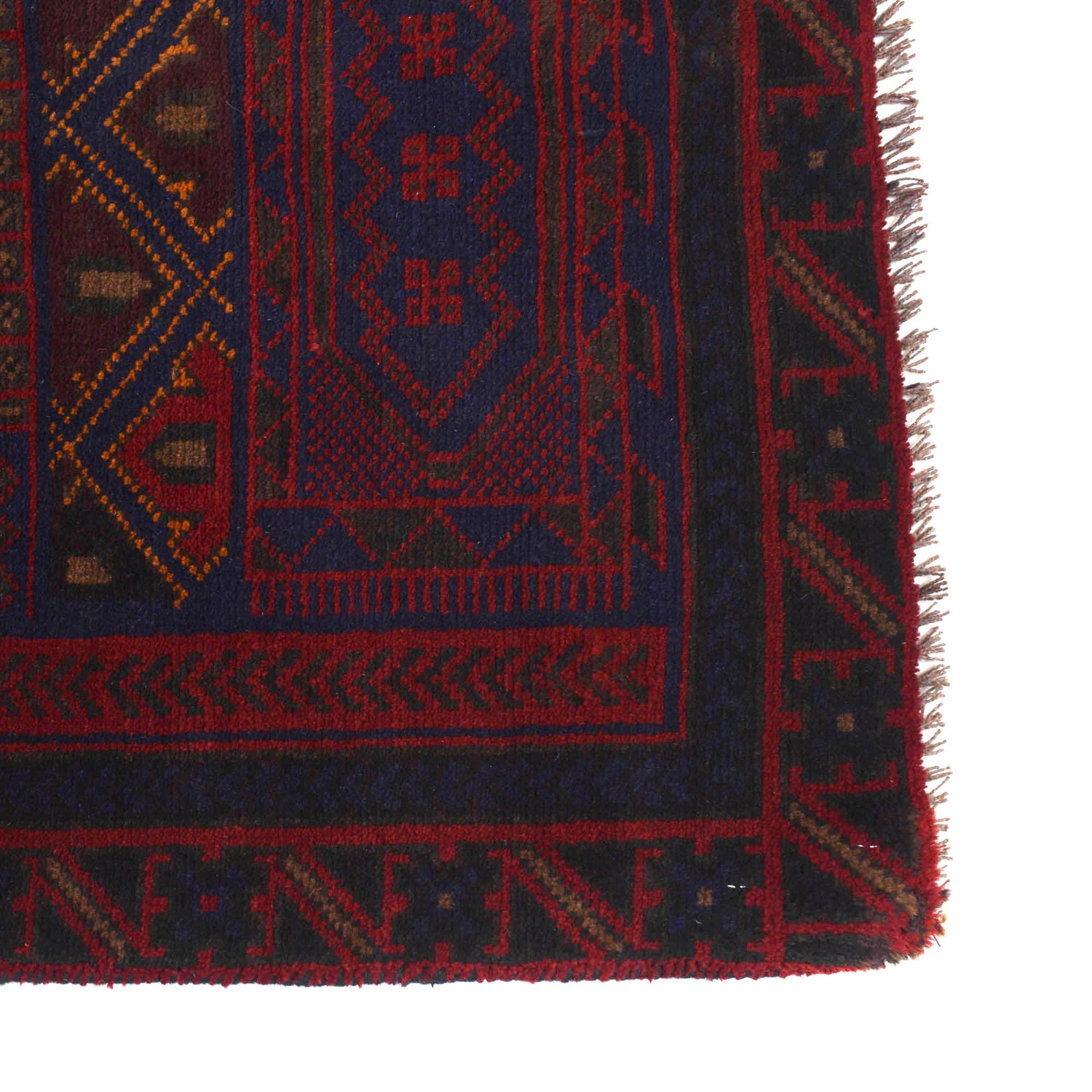 Baluchi Rug Handmade Multi Prayer Design 3x5 ft
