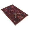 Baluchi Rug Handmade Multi Prayer Design 3x5 ft