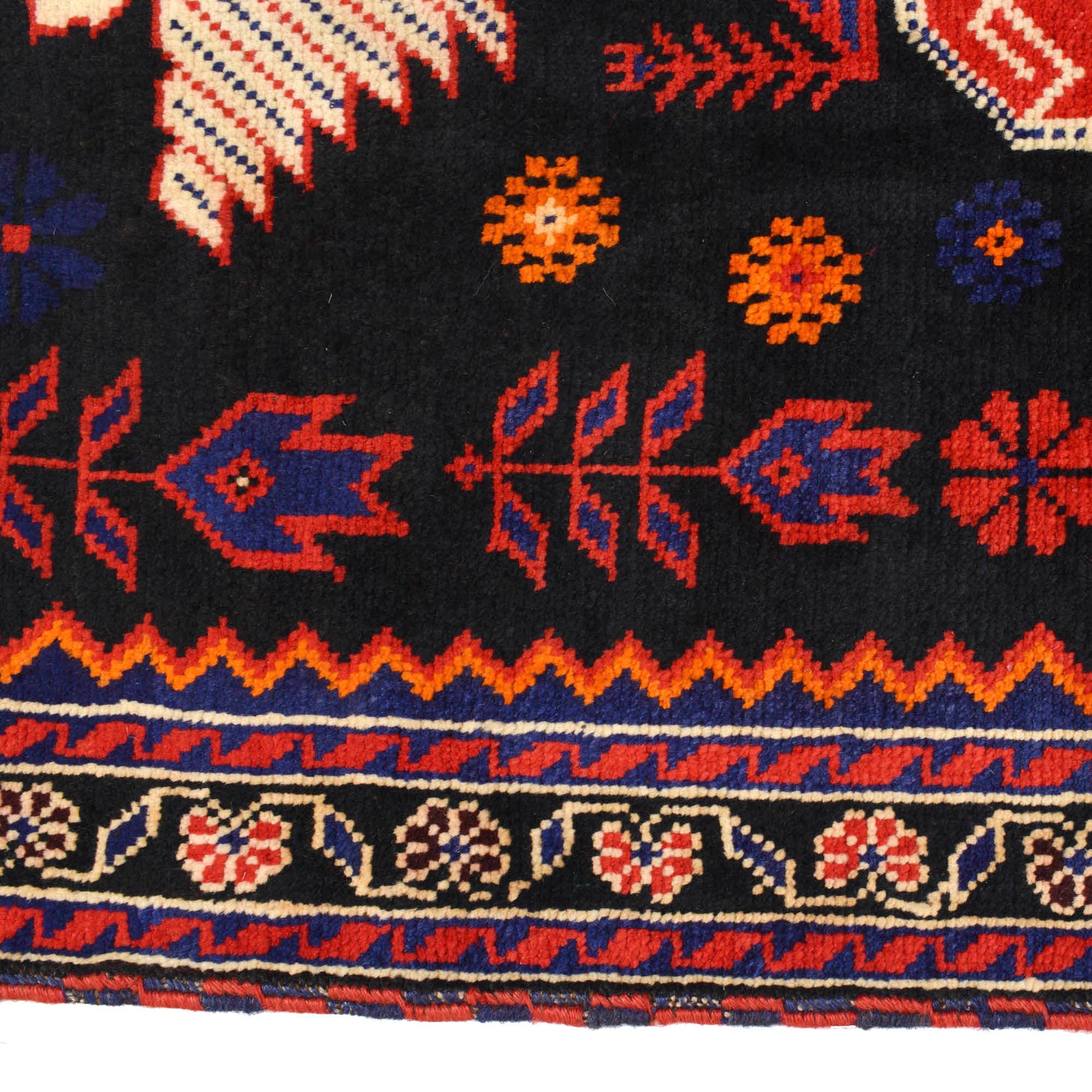 Baluchi Rug Handmade Multi Prayer Design 3x5 ft