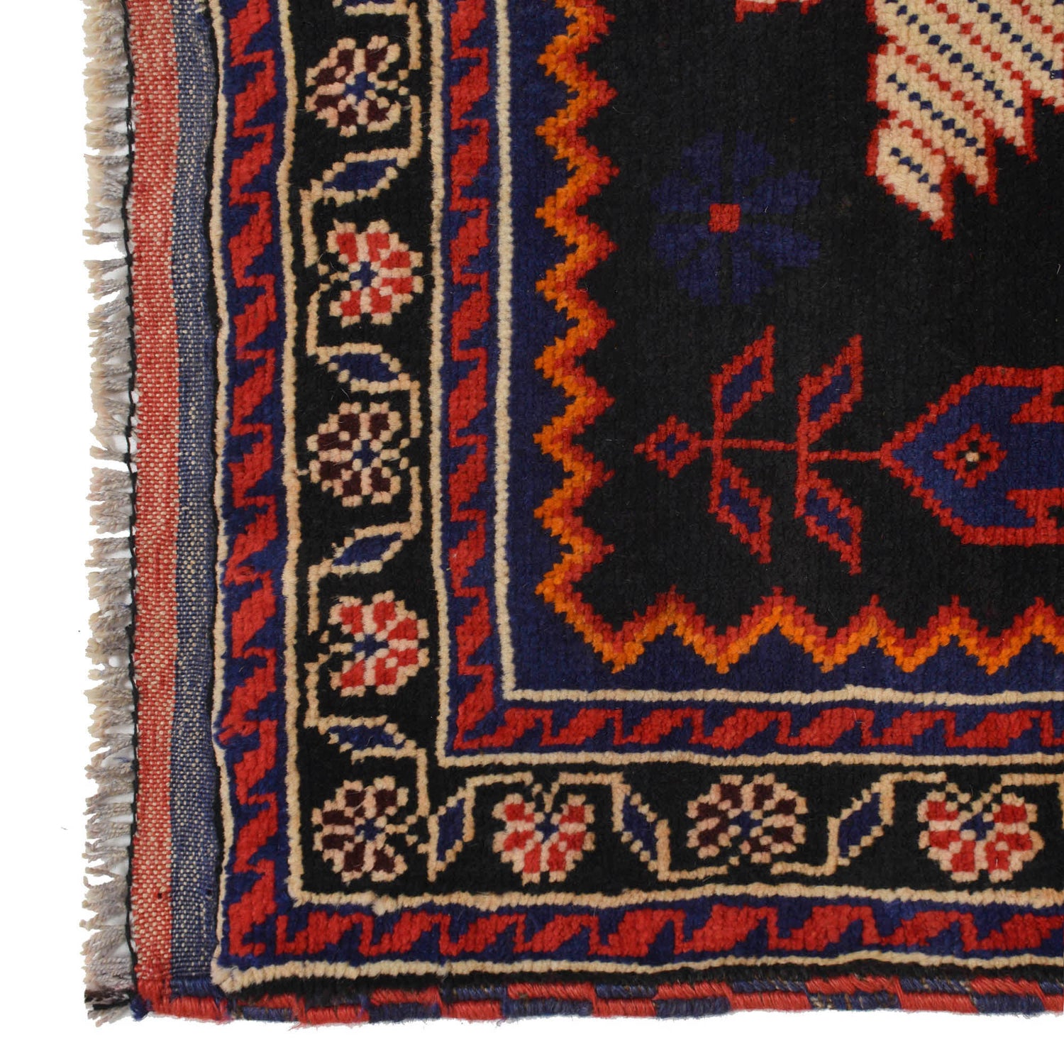 Baluchi Rug Handmade Multi Prayer Design 3x5 ft