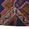 Baluchi Rug Handmade Navy Blue Geometric 3x5 ft