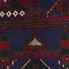 Baluchi Rug Handmade Multi Prayer Design 3x5 ft