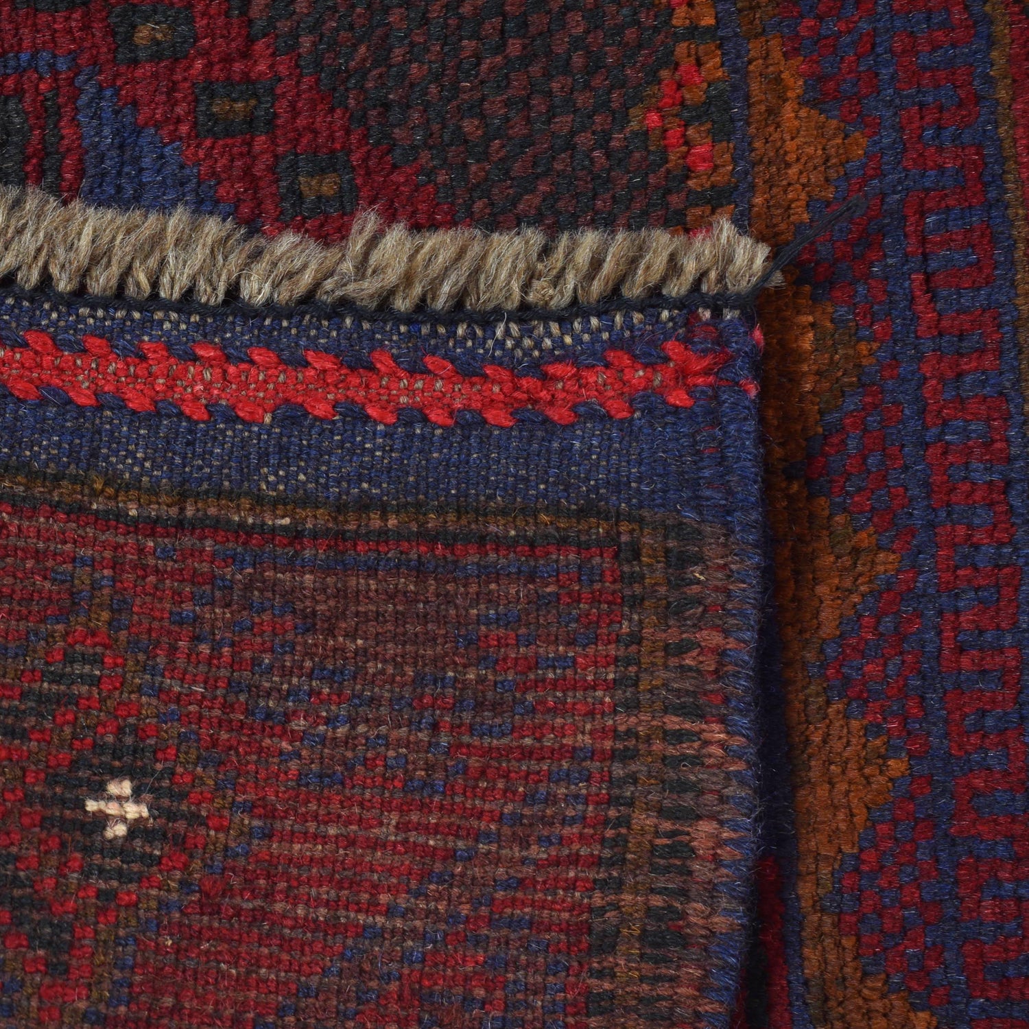 Baluchi Rug Handmade Multi Prayer Design 3x5 ft