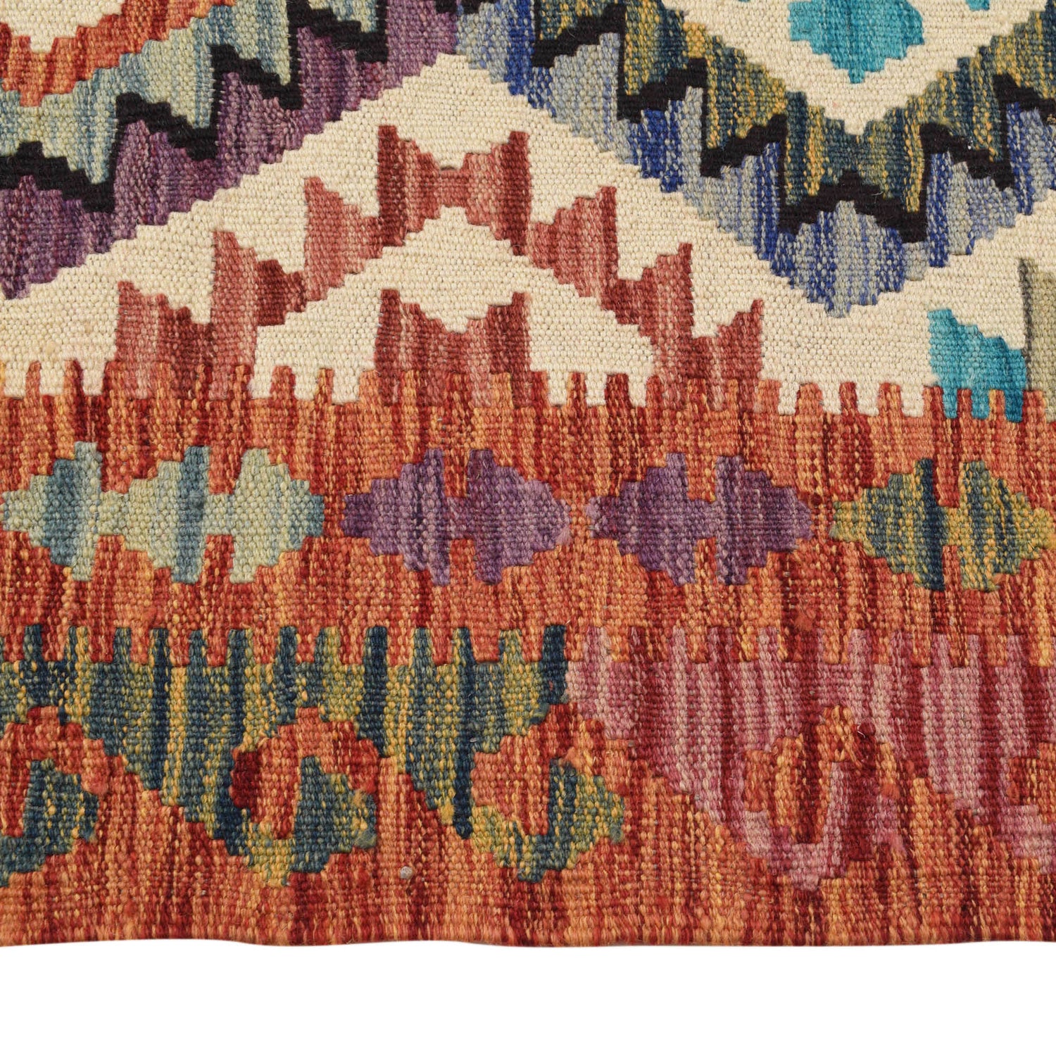 Handmade Multi Kilim Geometric 8x10 ft